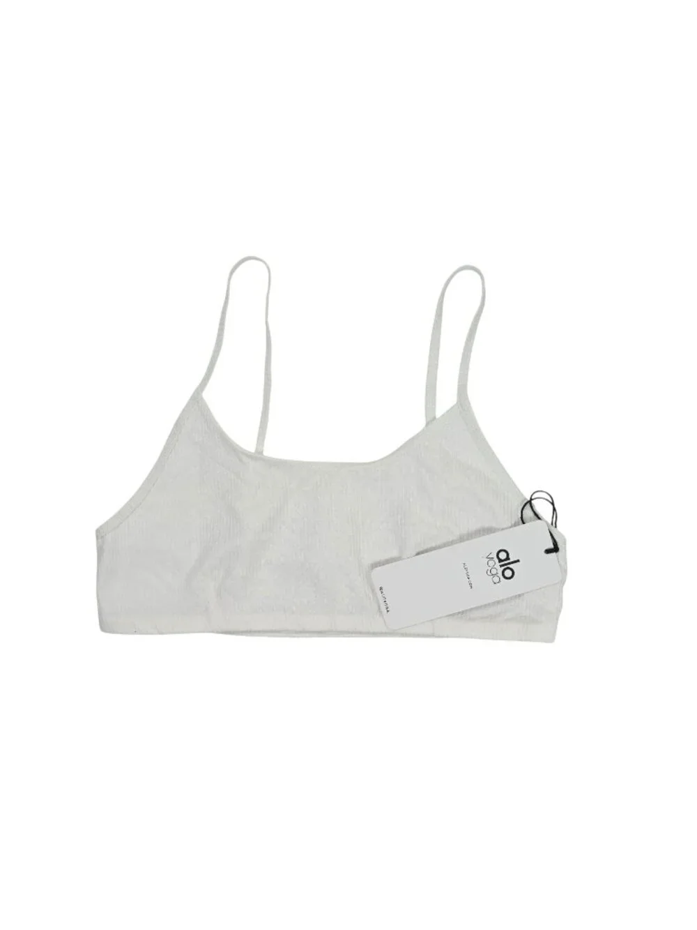 ALO Yoga Manifest Rib Bra W9550R in White